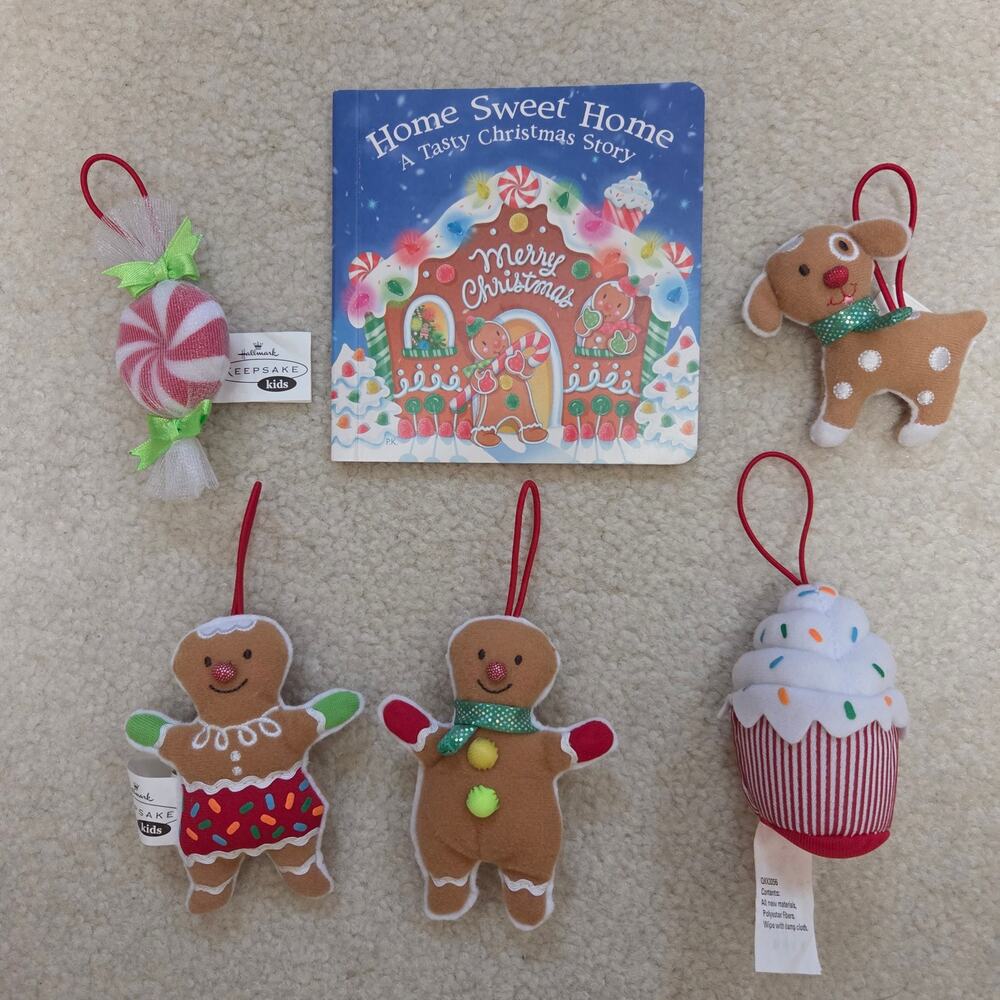 Hallmark Kids Home Sweet Home A Tasty Christmas Story Ornaments & Book 2006